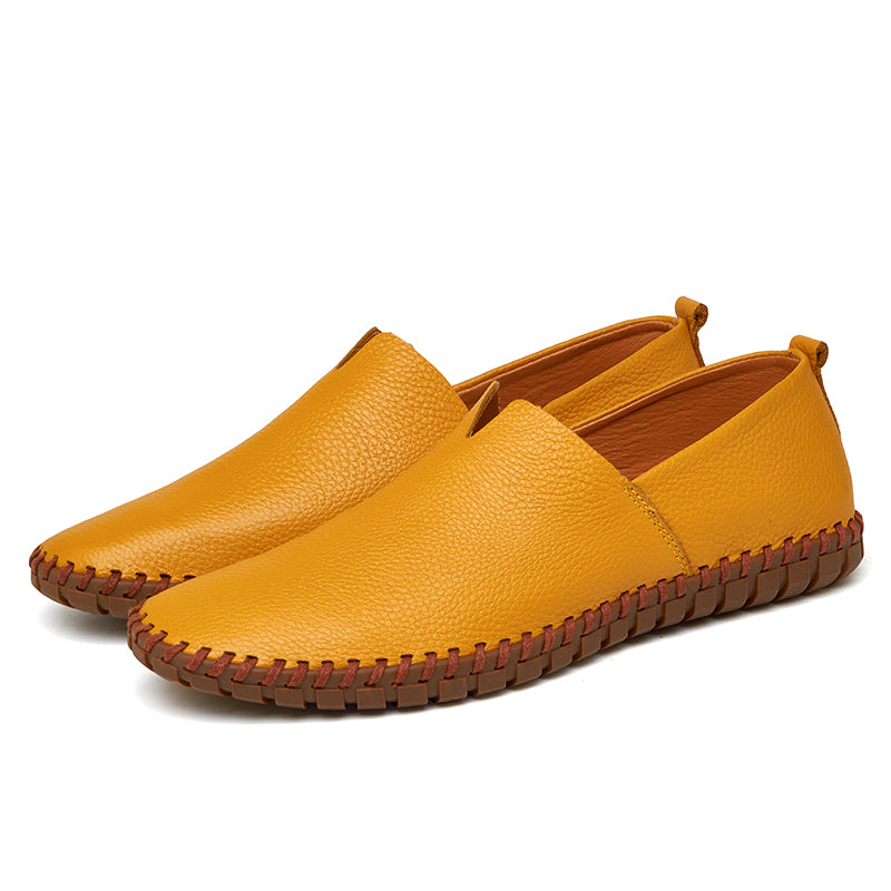 Handgefertigte Gommino Penny Loafer für Herren – Leichte Leder-Fahrerschuhe | Lässige Slip-On-Flats | 955