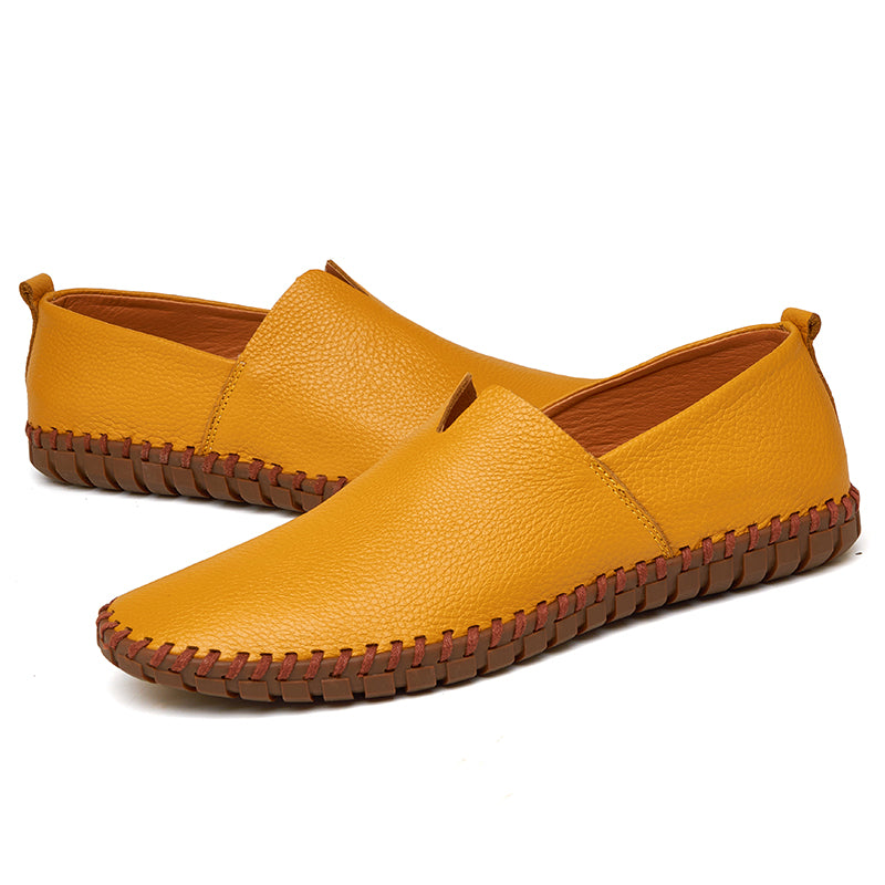 Handgefertigte Gommino Penny Loafer für Herren – Leichte Leder-Fahrerschuhe | Lässige Slip-On-Flats | 955