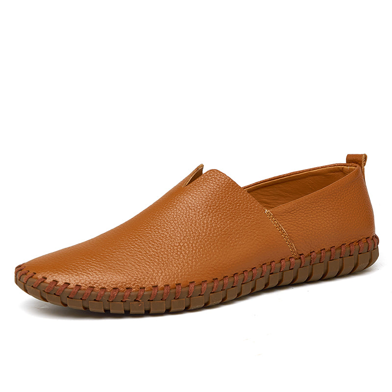 Handgefertigte Gommino Penny Loafer für Herren – Leichte Leder-Fahrerschuhe | Lässige Slip-On-Flats | 955