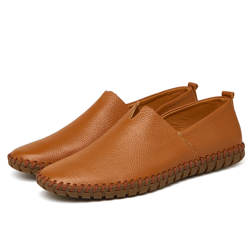 Handgefertigte Gommino Penny Loafer für Herren – Leichte Leder-Fahrerschuhe | Lässige Slip-On-Flats | 955