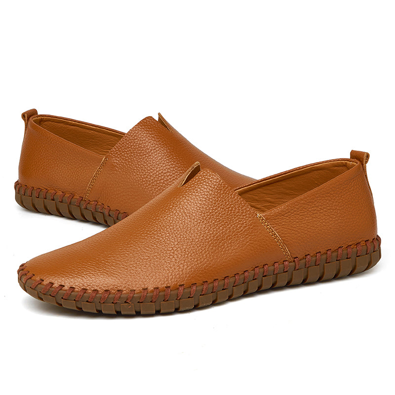 Handgefertigte Gommino Penny Loafer für Herren – Leichte Leder-Fahrerschuhe | Lässige Slip-On-Flats | 955