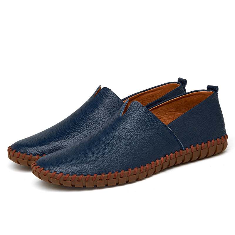 Handgefertigte Gommino Penny Loafer für Herren – Leichte Leder-Fahrerschuhe | Lässige Slip-On-Flats | 955
