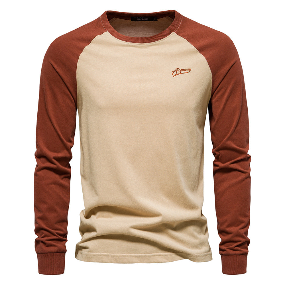 Herren Pullover T-Shirts Langarm Rundhals Casual T Shirts | TS2017