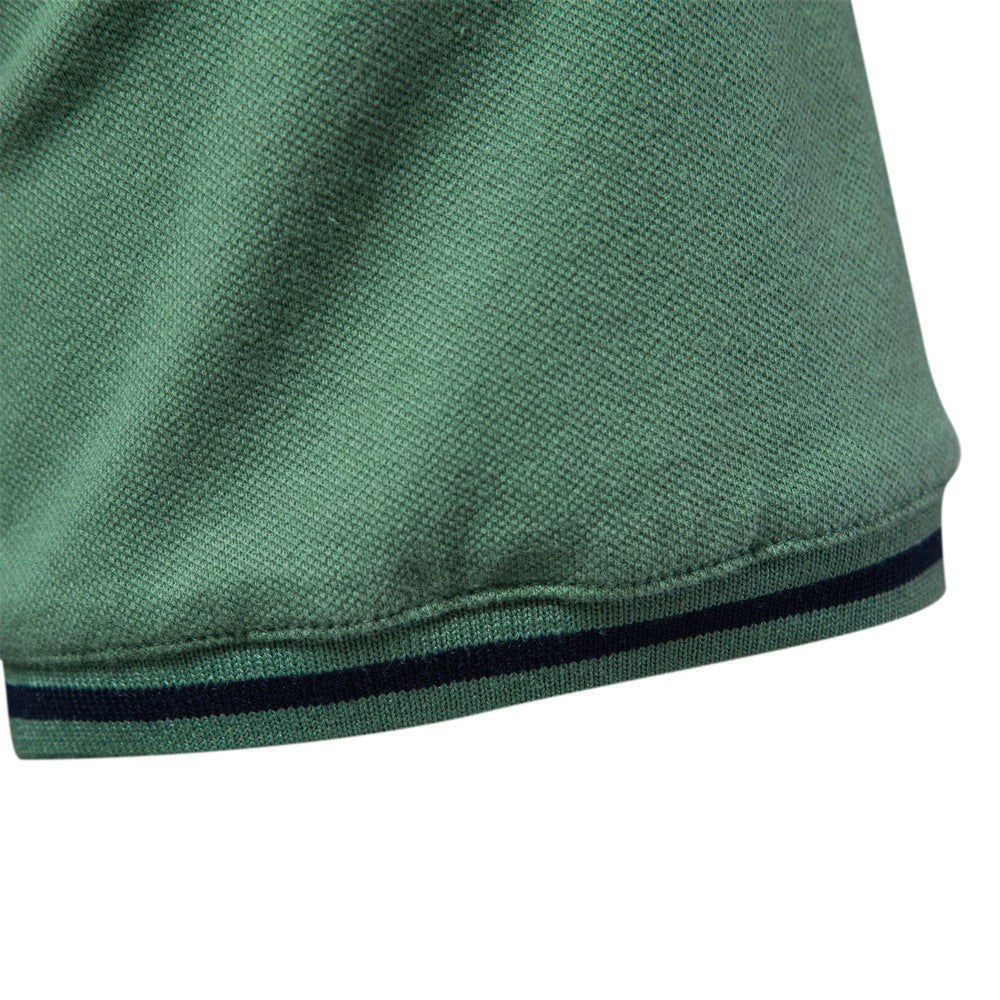 Herren Sommer Slim Casual Fit Einreihiges Kurzarm-T-Shirt | PS651