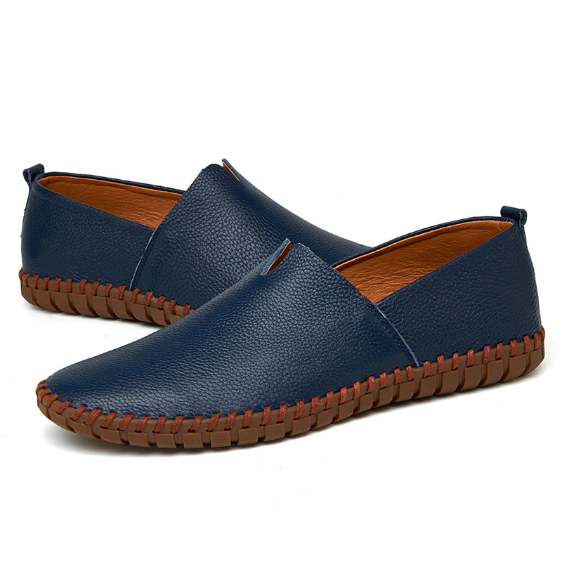 Handgefertigte Gommino Penny Loafer für Herren – Leichte Leder-Fahrerschuhe | Lässige Slip-On-Flats | 955