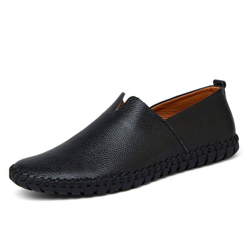 Handgefertigte Gommino Penny Loafer für Herren – Leichte Leder-Fahrerschuhe | Lässige Slip-On-Flats | 955