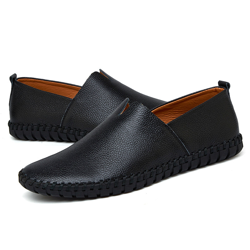 Handgefertigte Gommino Penny Loafer für Herren – Leichte Leder-Fahrerschuhe | Lässige Slip-On-Flats | 955