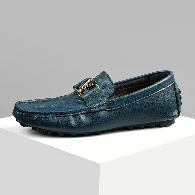 Hochwertige Echtlederschuhe Lässige Slipper Lederschuhe | H9901