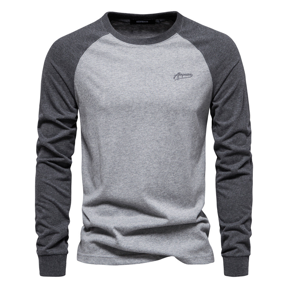 Herren Pullover T-Shirts Langarm Rundhals Casual T Shirts | TS2017