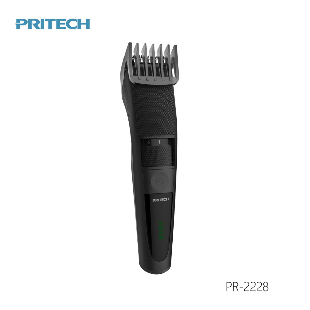 PRITECH USB-aufladbarer professioneller Haarschneider, kabelloser Bartschneider, elektrischer Haarschneider für Männer | PR-2228