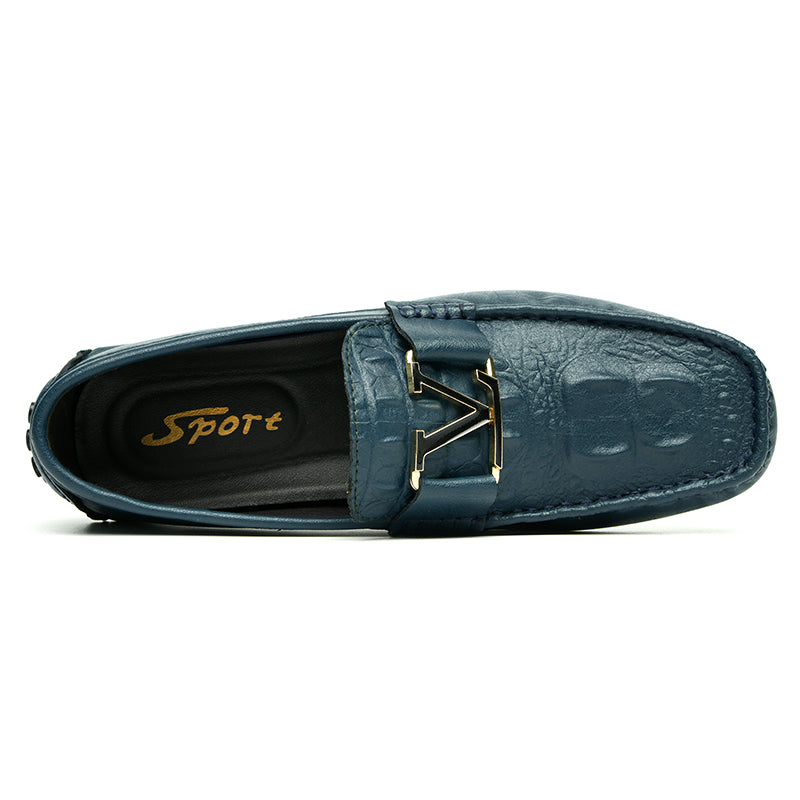 Hochwertige Echtlederschuhe Lässige Slipper Lederschuhe | H9901