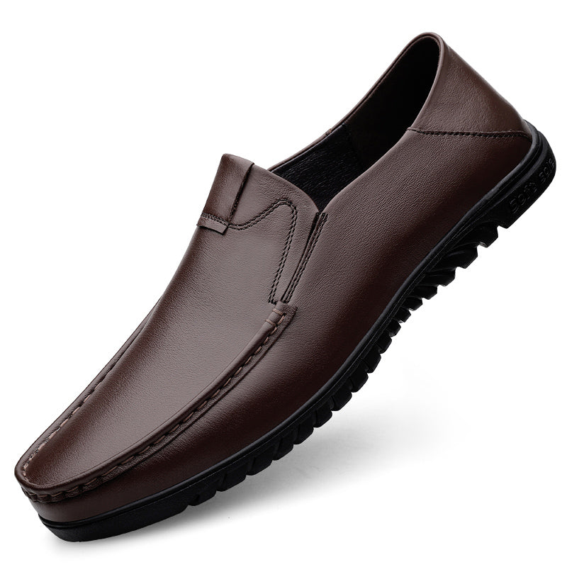 Business Lederschuhe Slip On Loafer Drive Walking Schuhe | B2102