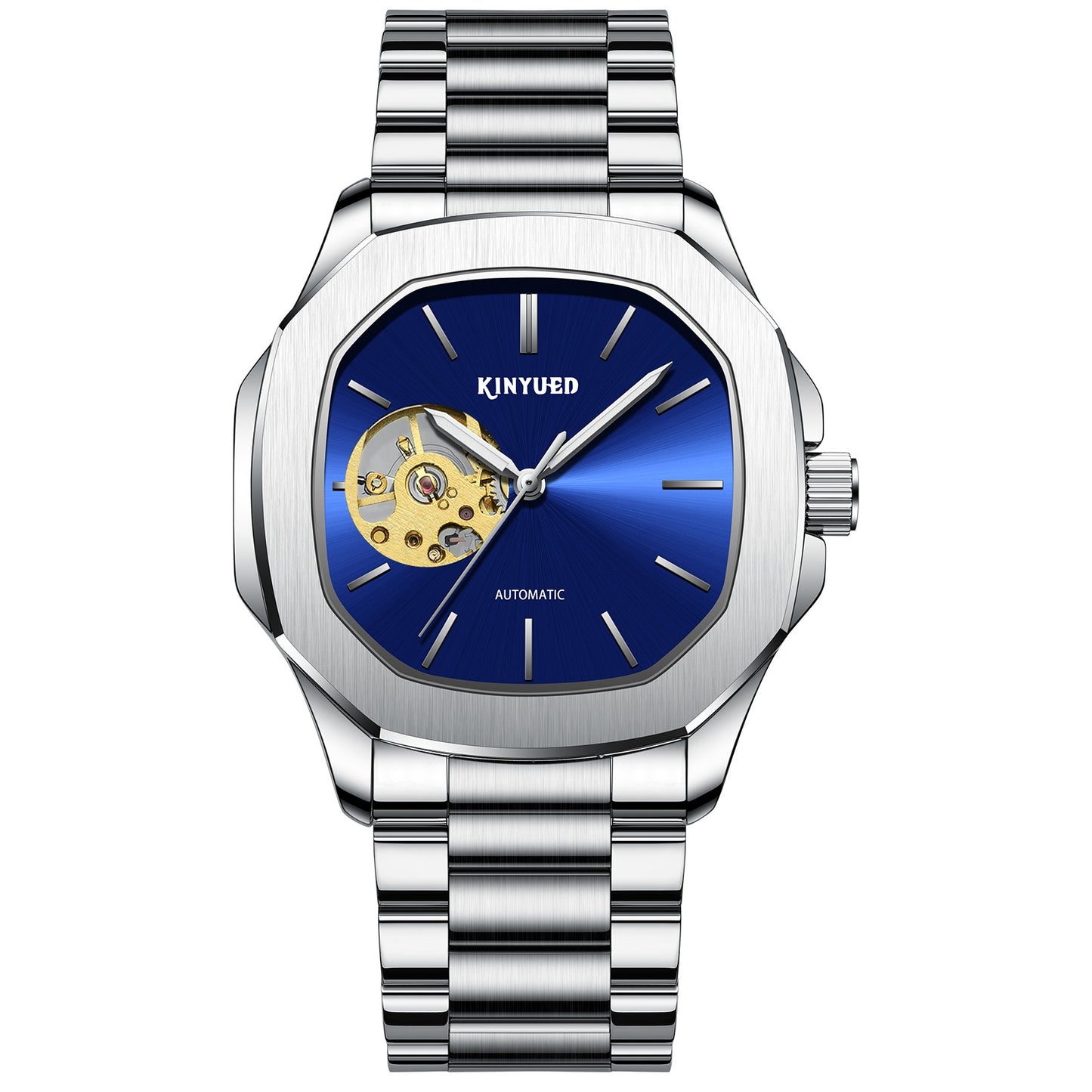 Herrenuhren Automatik Mechanisch Top-Marke Luxus Wasserdicht Edelstahl Uhr | J112