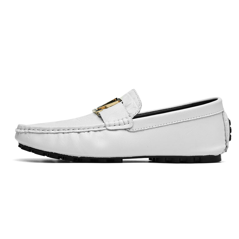 Hochwertige Echtlederschuhe Lässige Slipper Lederschuhe | H9901