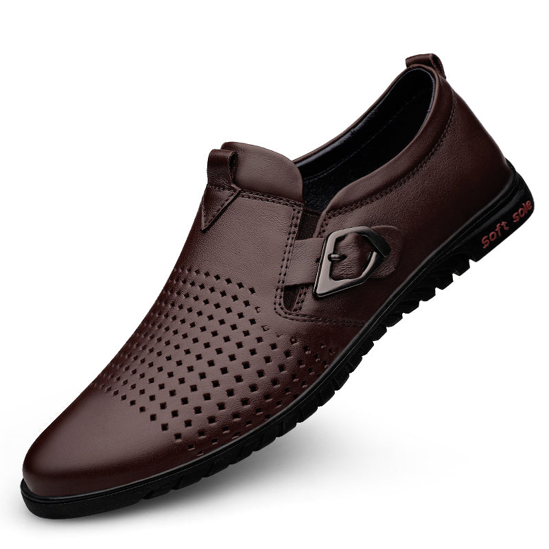 Herren Fahren Atmungsaktive Flats Freizeitschuhe Hochzeit Slipper Lederschuhe | 23008