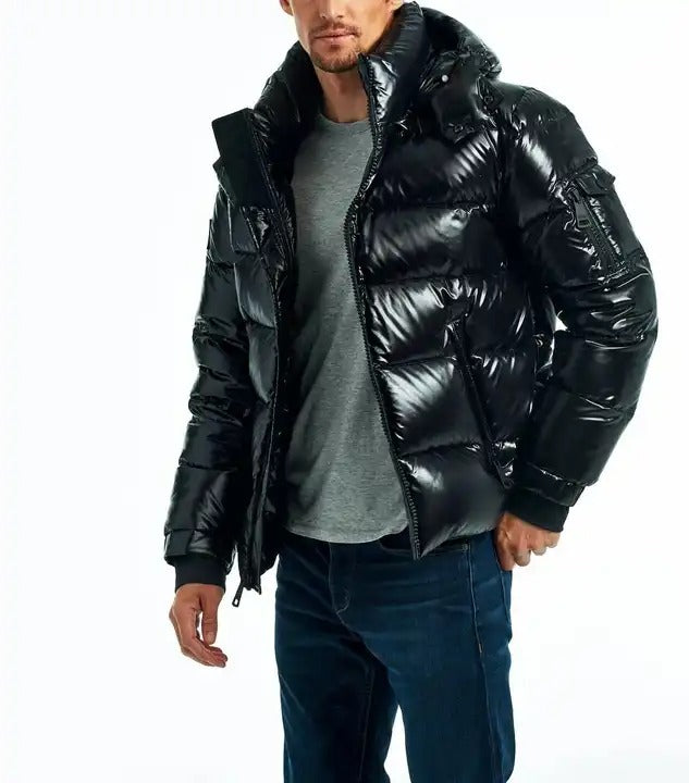 Herren Winter Dicke Jacke Wasserdicht Daunen Blazer Outdoor Warm Puffer Mantel | D5R113