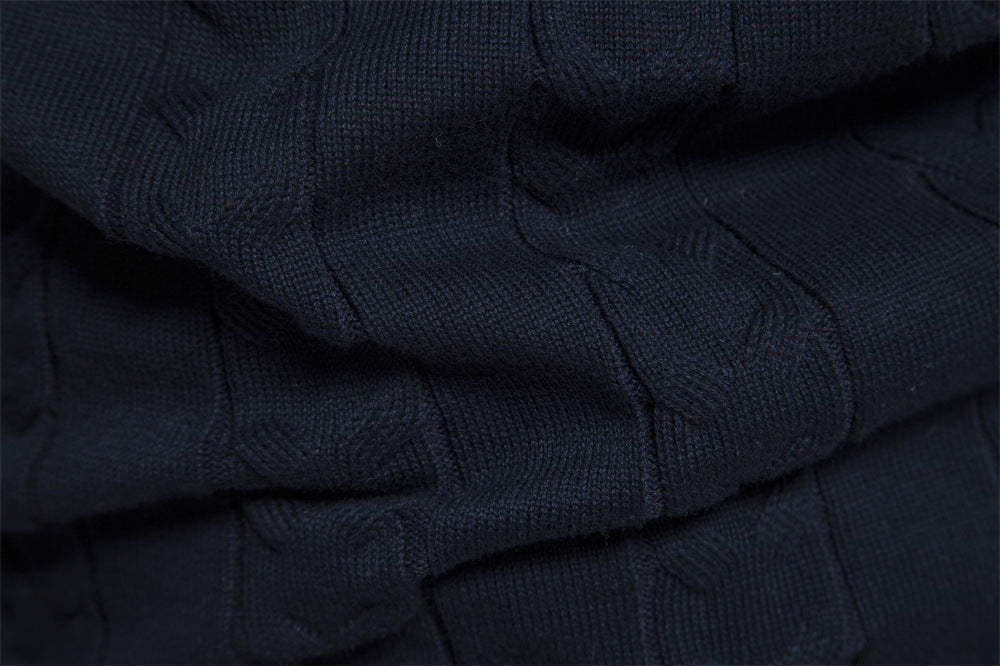 Warmer Winterpullover aus Baumwolle für Herren mit ethnischen Mustern, lässiger Pullover | M316