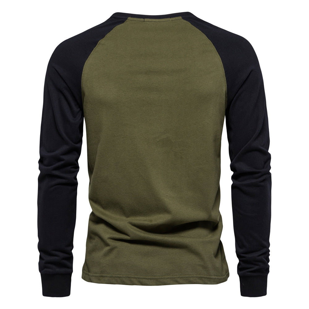 Herren Pullover T-Shirts Langarm Rundhals Casual T Shirts | TS2017