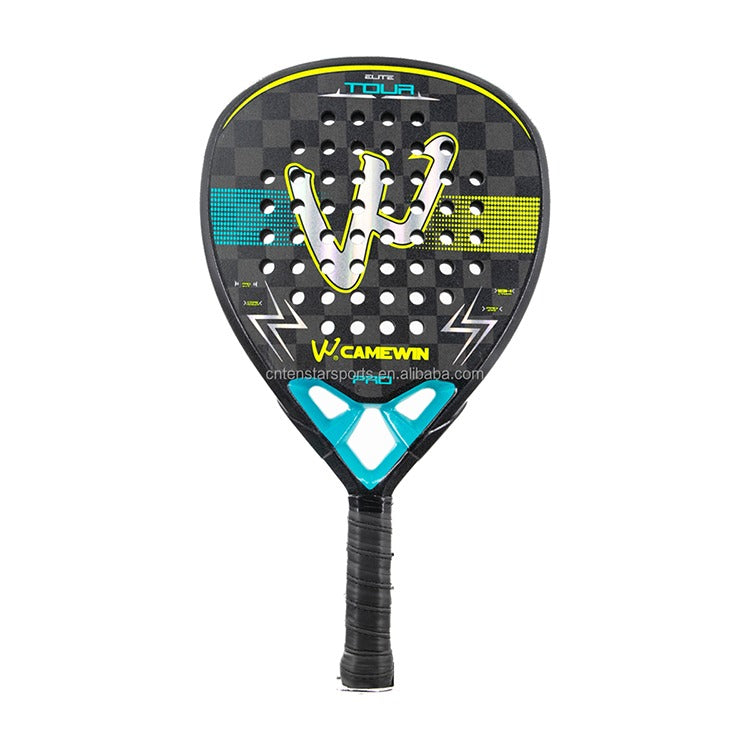 Hochwertige rautenförmige Vollcarbon-Paddelschläger für fortgeschrittene Tennisschläger