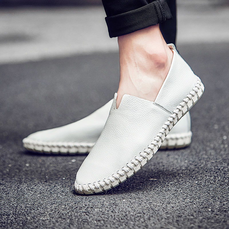 Handgefertigte Gommino Penny Loafer für Herren – Leichte Leder-Fahrerschuhe | Lässige Slip-On-Flats | 955