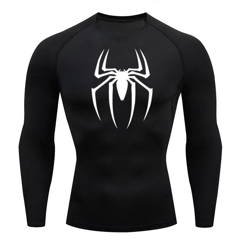 Atmungsaktive, elastische Strumpfhose mit langen Ärmeln, schnelltrocknendes Workout-Fitness-Shirt | Jan-13