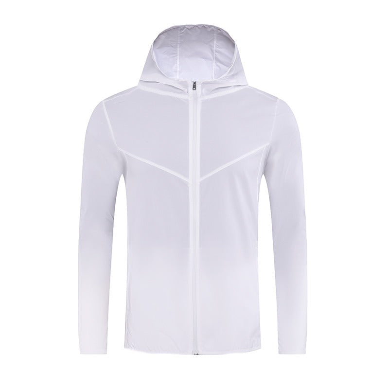 Herren Premium Qualität Reflektierende Streifen Sport Lauf Kapuzenoberteil Wasserdichte Outdoor Windrunner Gym Workout Jacken