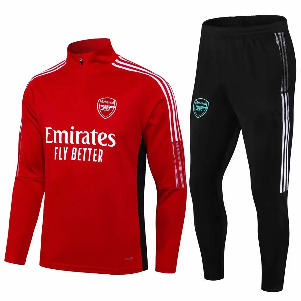 Herren Fußball-Trainingsanzug, Sport, Fitnessstudio, halber Reißverschluss, lange Ärmel, atmungsaktiv, Fußballtrikot, kompletter Trainingsanzug | 101