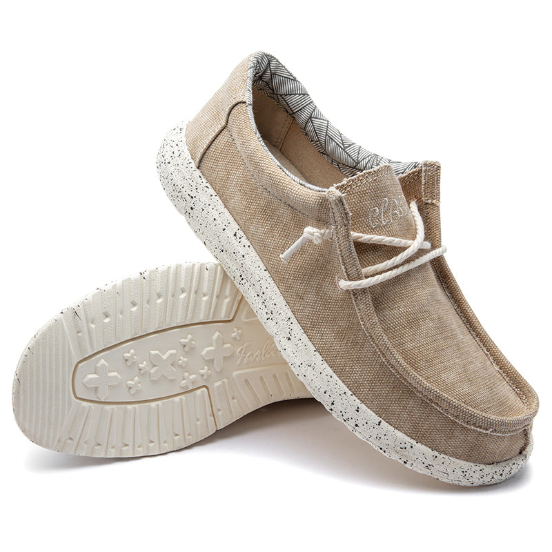 Freizeitschuhe aus Segeltuch für Herren – DUDE-Style, rutschfeste Sneaker für den Alltag | 8802