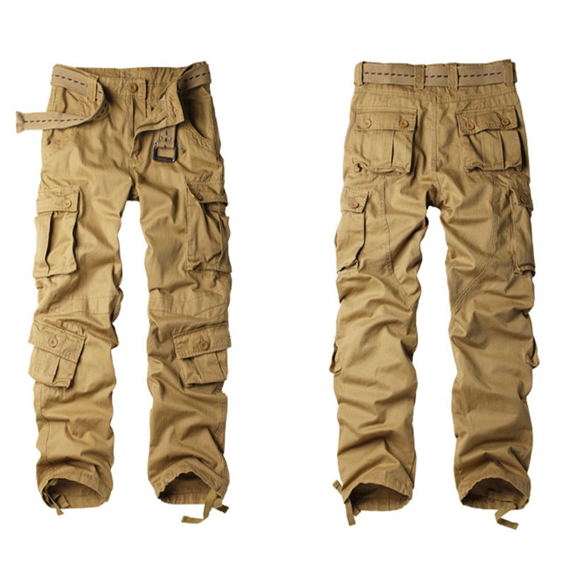 Herrenhose Cargohose Outdoor Multi-Pocket Overalls Hose Übergröße Freizeithose |