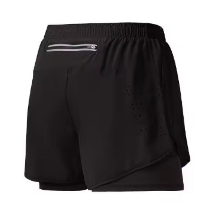 Herren-Laufshorts, schnelltrocknend, atmungsaktiv, aktive Trainings- und Übungsshorts | DK22001