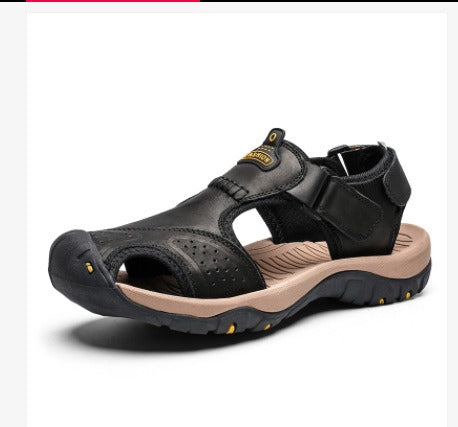 Neuankömmling Echtes Kuhleder Sommer Wandern Strand Wasser Sandalen | 7238