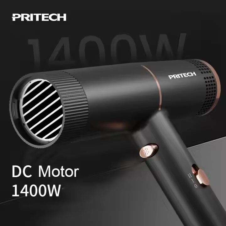 Professioneller Haartrockner mit 1200–1400 W, zweistufigem Gleichstrommotor und VDE-Stecker für Styling in Salonqualität | TC-2853