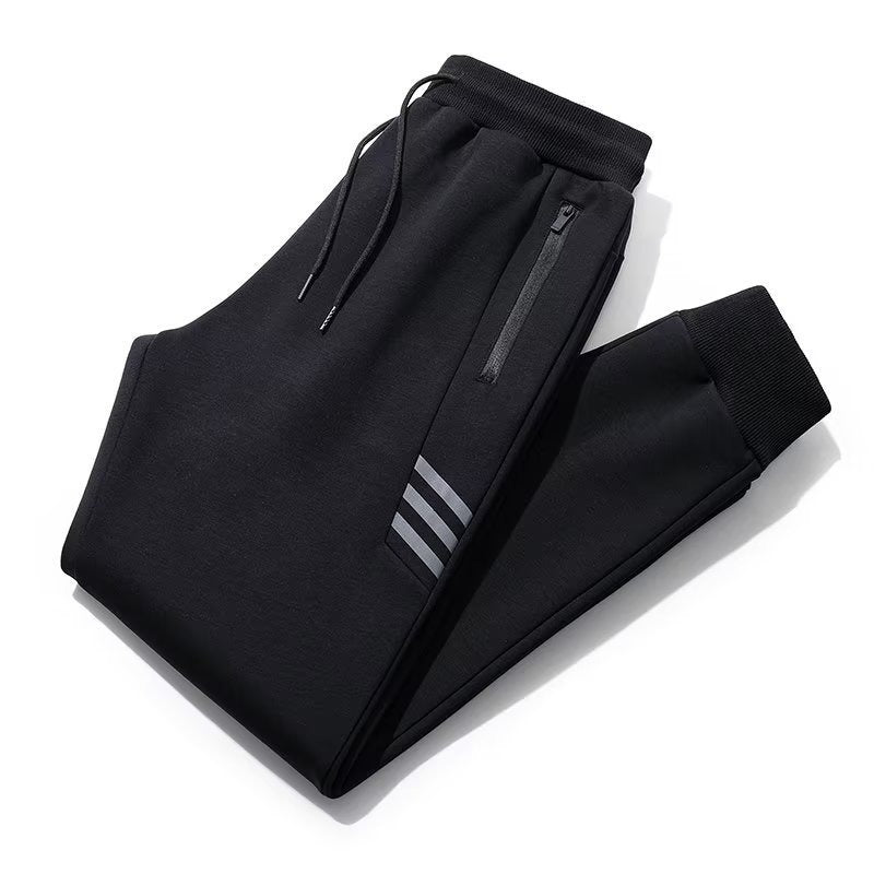 Herrenhose Locker sitzende Sporthose Große gerade Röhre Warme Jogginghose | K176