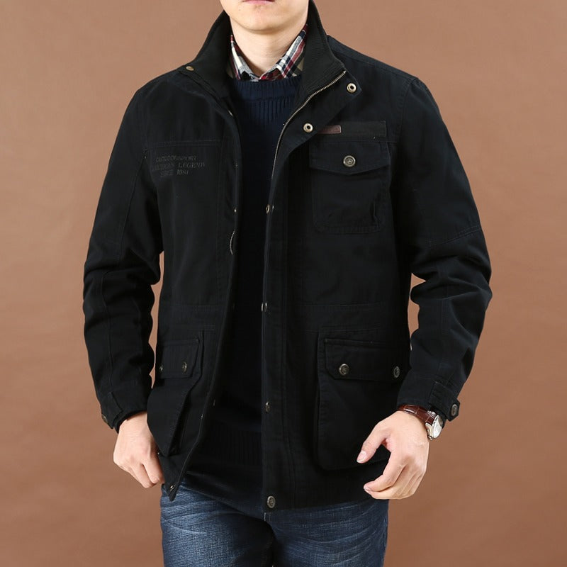 Herren Militärjacke mit mehreren Taschen, lässig, taktische Jacken, männlich, Caquetá Hombre | 9885