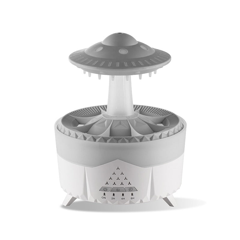Fernbedienung Regentropfenwolke Luftbefeuchter 7 Farben LED Lampe UFO Aroma Diffusoren | X01