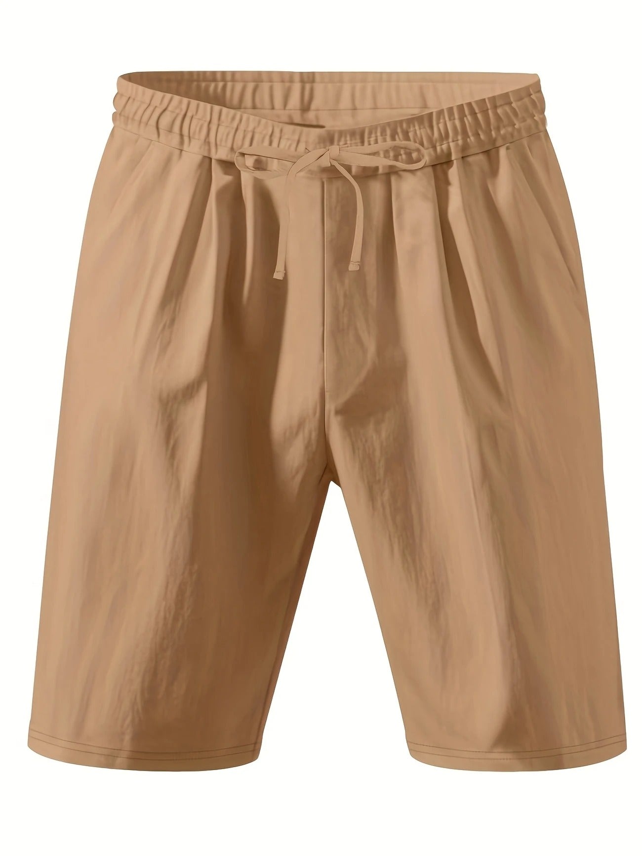Atmungsaktive Leinenshorts für Herren – Leichte Sommer-, Strand- und Sport-Freizeitkleidung | YFY-WW-2