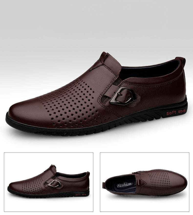 Herren Fahren Atmungsaktive Flats Freizeitschuhe Hochzeit Slipper Lederschuhe | 23008