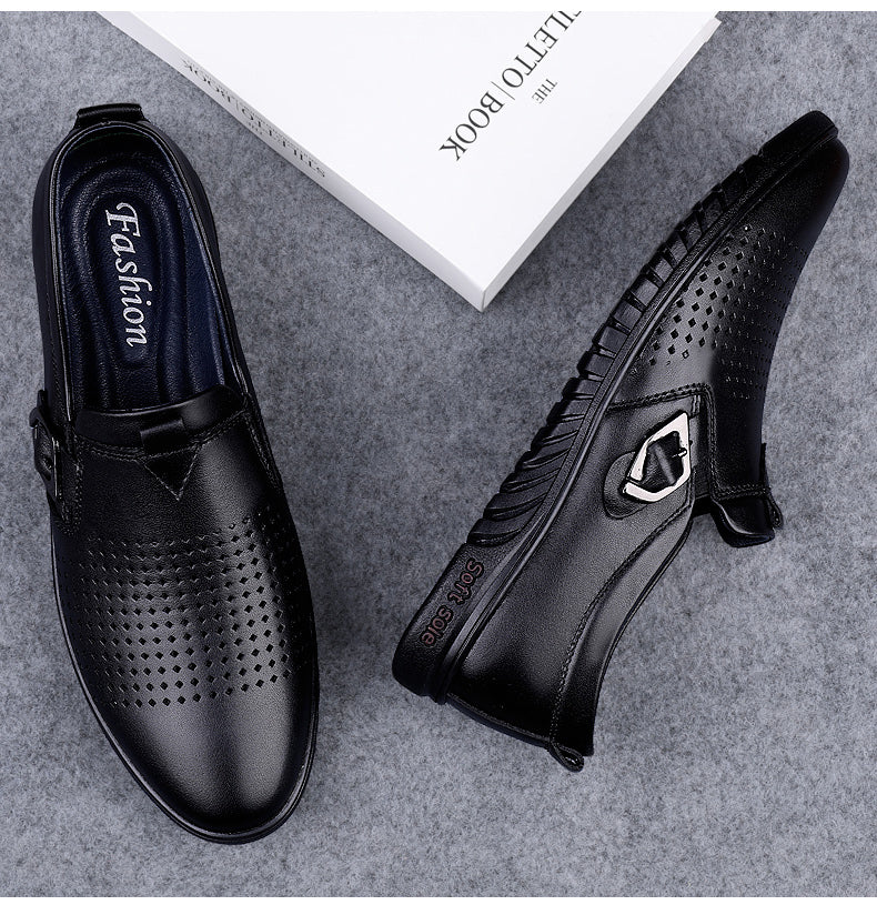 Herren Fahren Atmungsaktive Flats Freizeitschuhe Hochzeit Slipper Lederschuhe | 23008