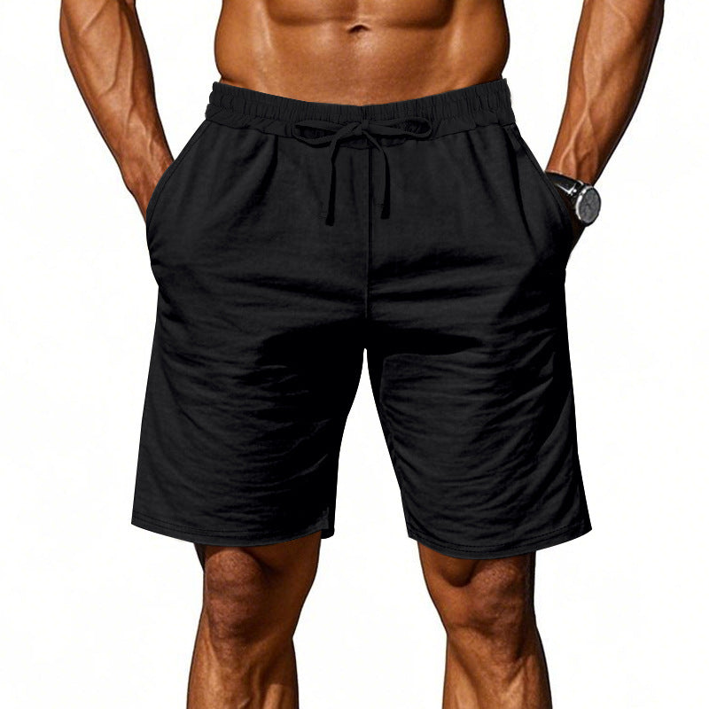 Leichte Strandshorts aus Leinenmischung für Herren – Relaxed Fit 5-Zoll-Freizeitshorts | WW-2