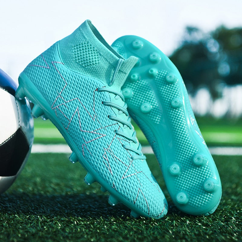 Atmungsaktive High-Top-Fußballschuhe mit langen Nägeln, Fußballtraining „Ronaldo Cleats“ | 23152