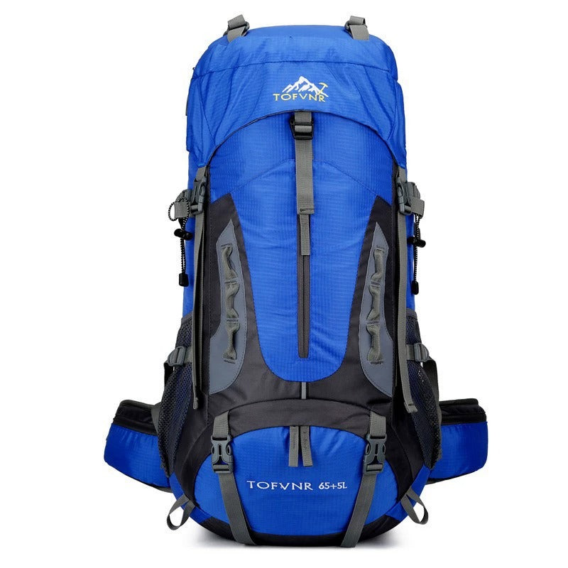 65+5L Outdoor-Wanderrucksack – Wasserdichter Trekkingrucksack mit großem Fassungsvermögen, Reflektorstreifen und erweiterbarem Design | 2201