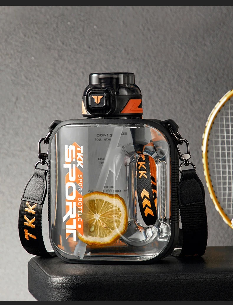 Sport-Wasserflasche TRITAN, großes Fassungsvermögen, hitzebeständig, für Outdoor-Reisen, Wasserkocher, Fitnessstudio, Fitnesskrüge | 1022