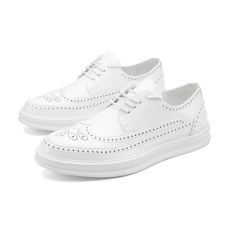Herren Formelle Lederschuhe Kleid Hochzeit Oxford Brogue Männliche Schuhe Arbeitsstiefel