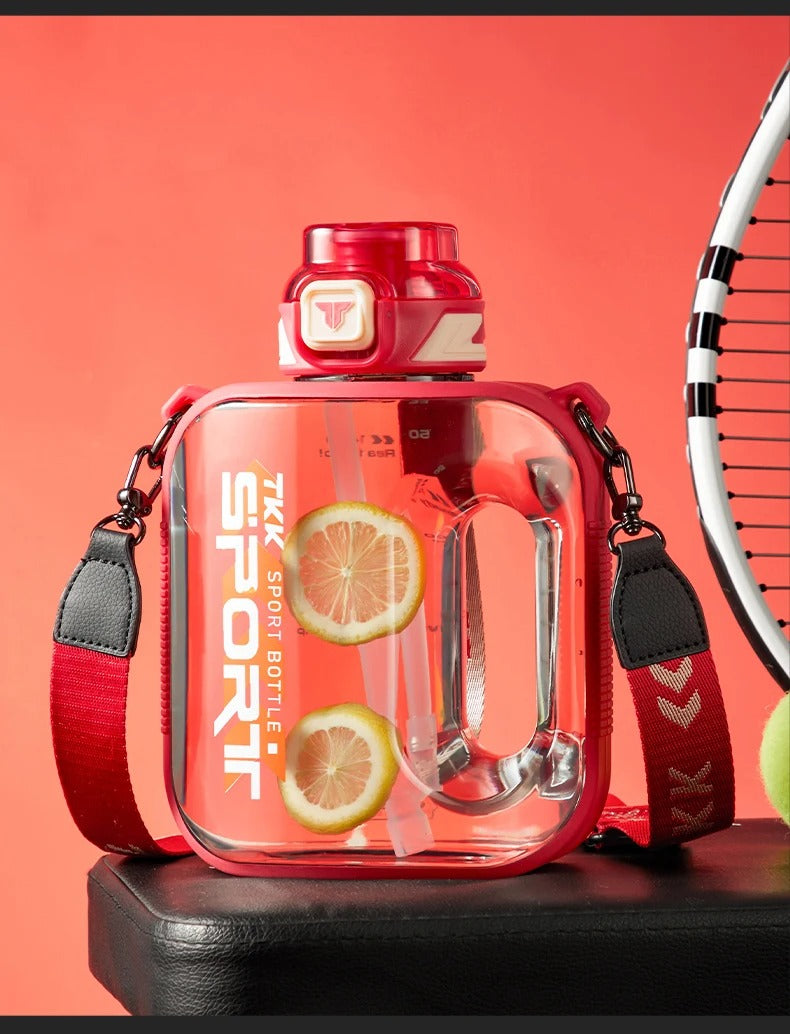 Sport-Wasserflasche TRITAN, großes Fassungsvermögen, hitzebeständig, für Outdoor-Reisen, Wasserkocher, Fitnessstudio, Fitnesskrüge | 1022
