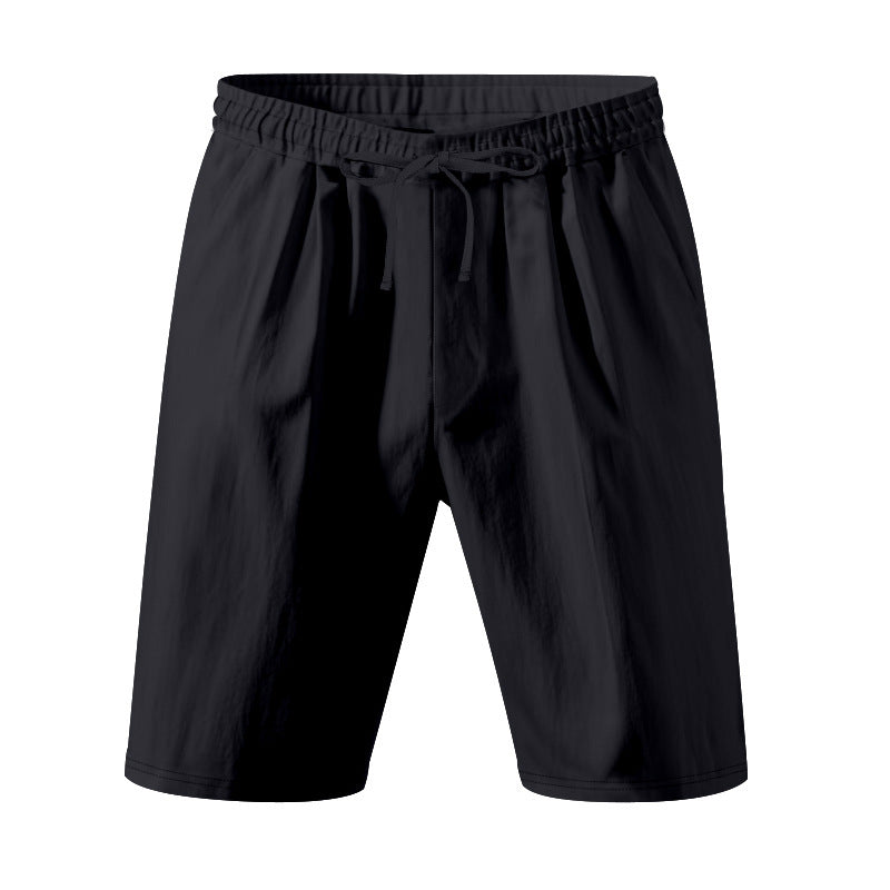 Leichte Strandshorts aus Leinenmischung für Herren – Relaxed Fit 5-Zoll-Freizeitshorts | WW-2