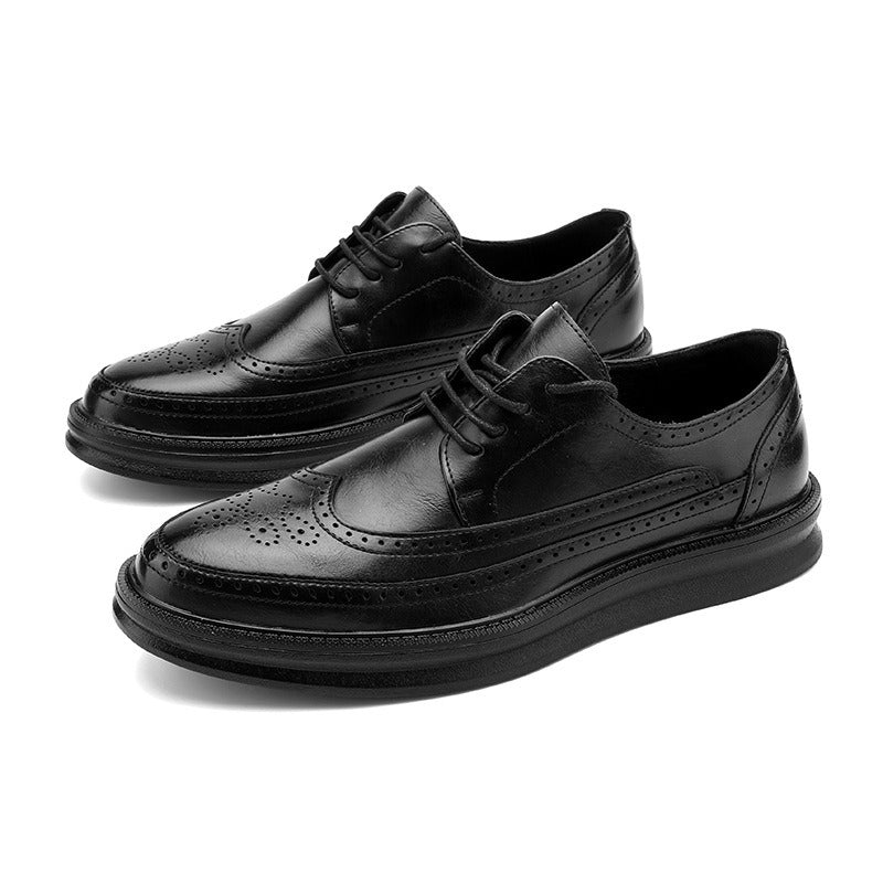 Herren Formelle Lederschuhe Kleid Hochzeit Oxford Brogue Männliche Schuhe Arbeitsstiefel