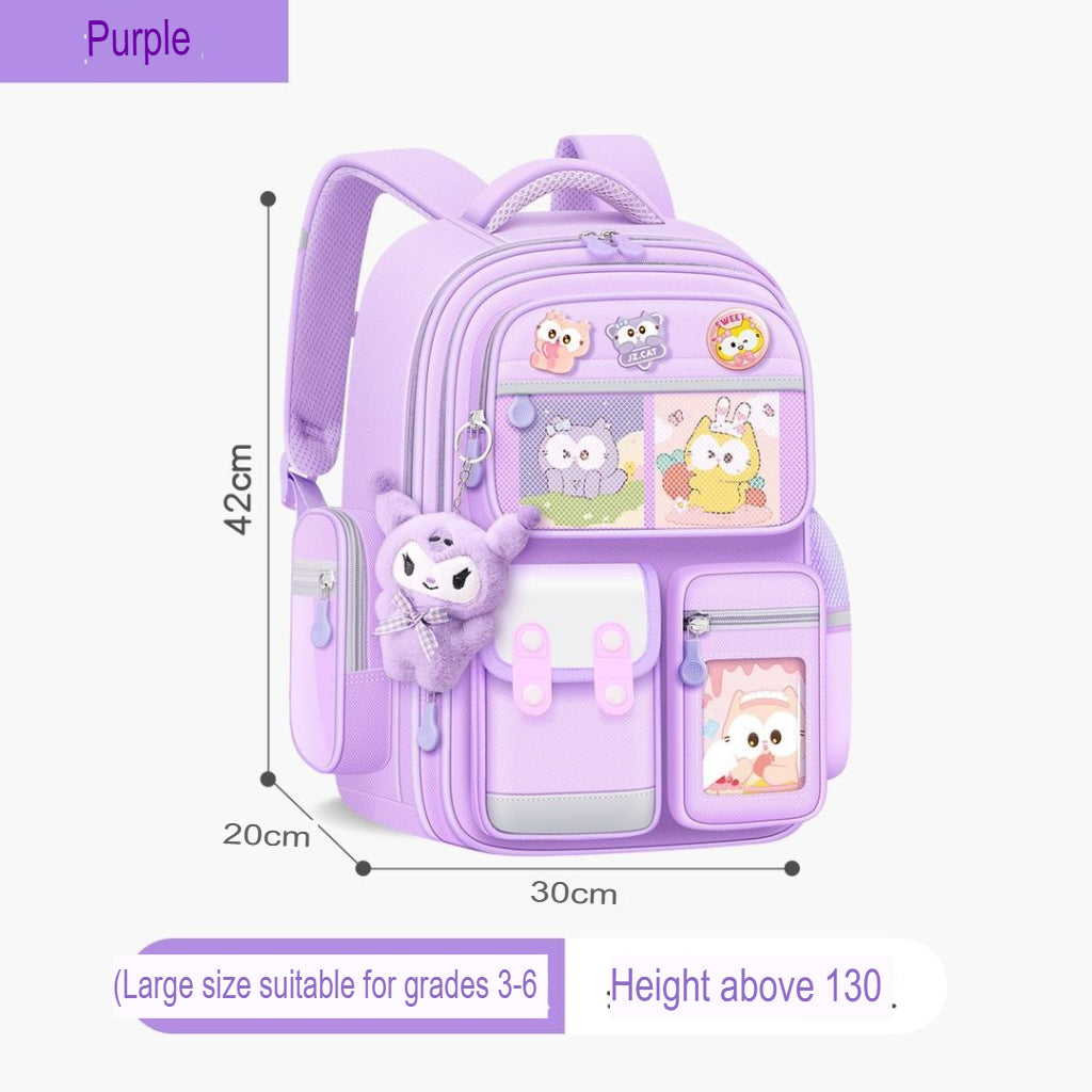 Kulomi Kinder-Schulrucksack – Leichtes, ergonomisches und rückenstützendes Design für Kinder | 1-602