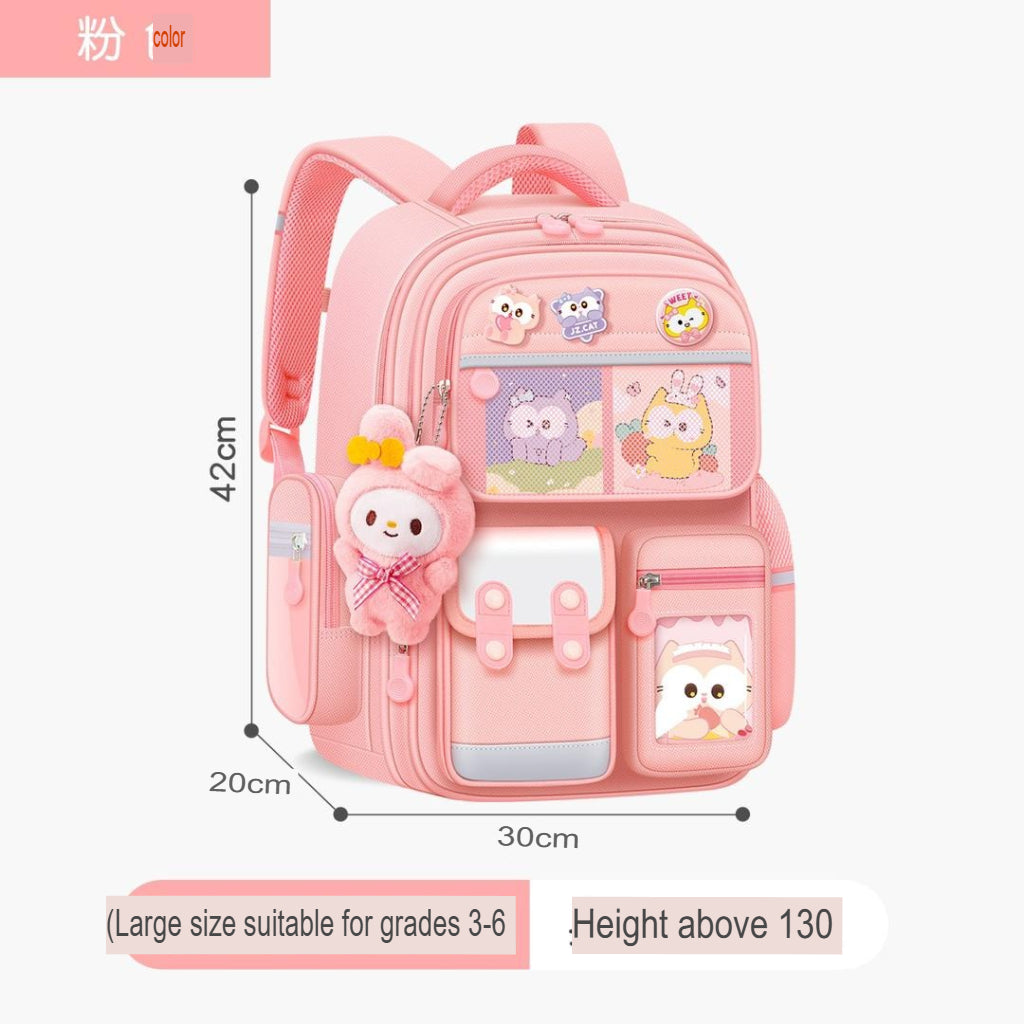 Kulomi Kinder-Schulrucksack – Leichtes, ergonomisches und rückenstützendes Design für Kinder | 1-602