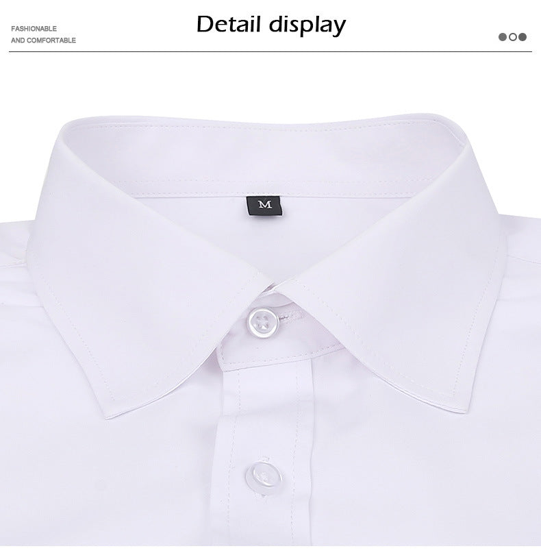Herren Elastizität Formelles Hemd Langarm Hochzeit Slim Fit Bügelfreie Hemden Top | W7