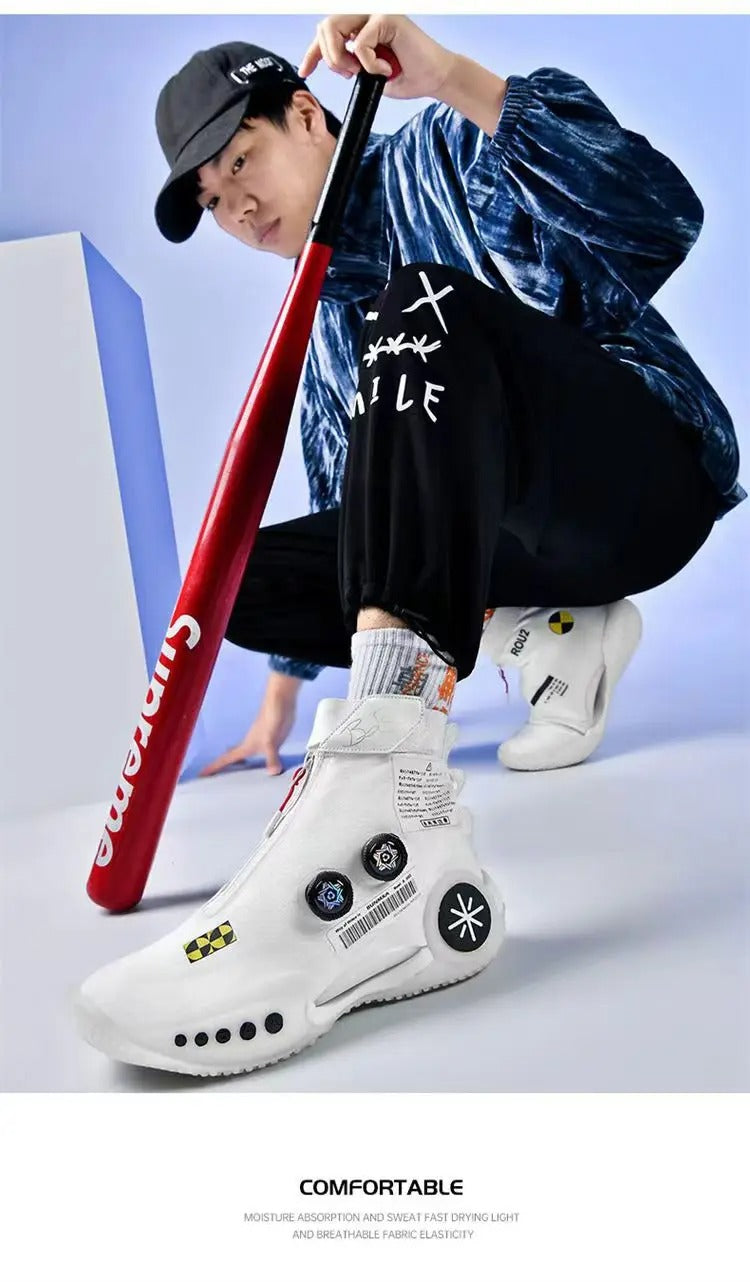 Atmungsaktive Outdoor-Sneaker mit Drehschnalle, lässig, sportlich, lässig ...